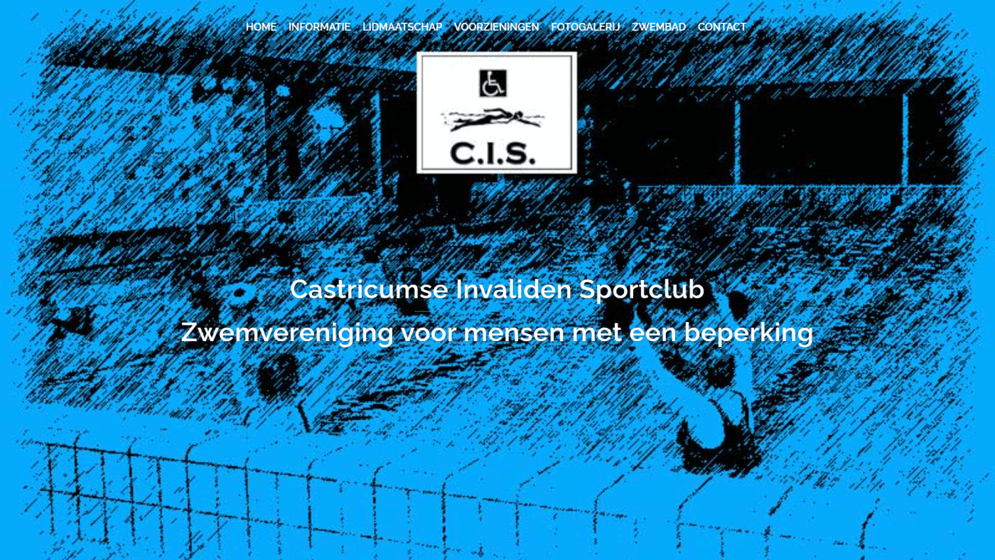 Zwemvereniging C.I.S. - Before - Desktop view