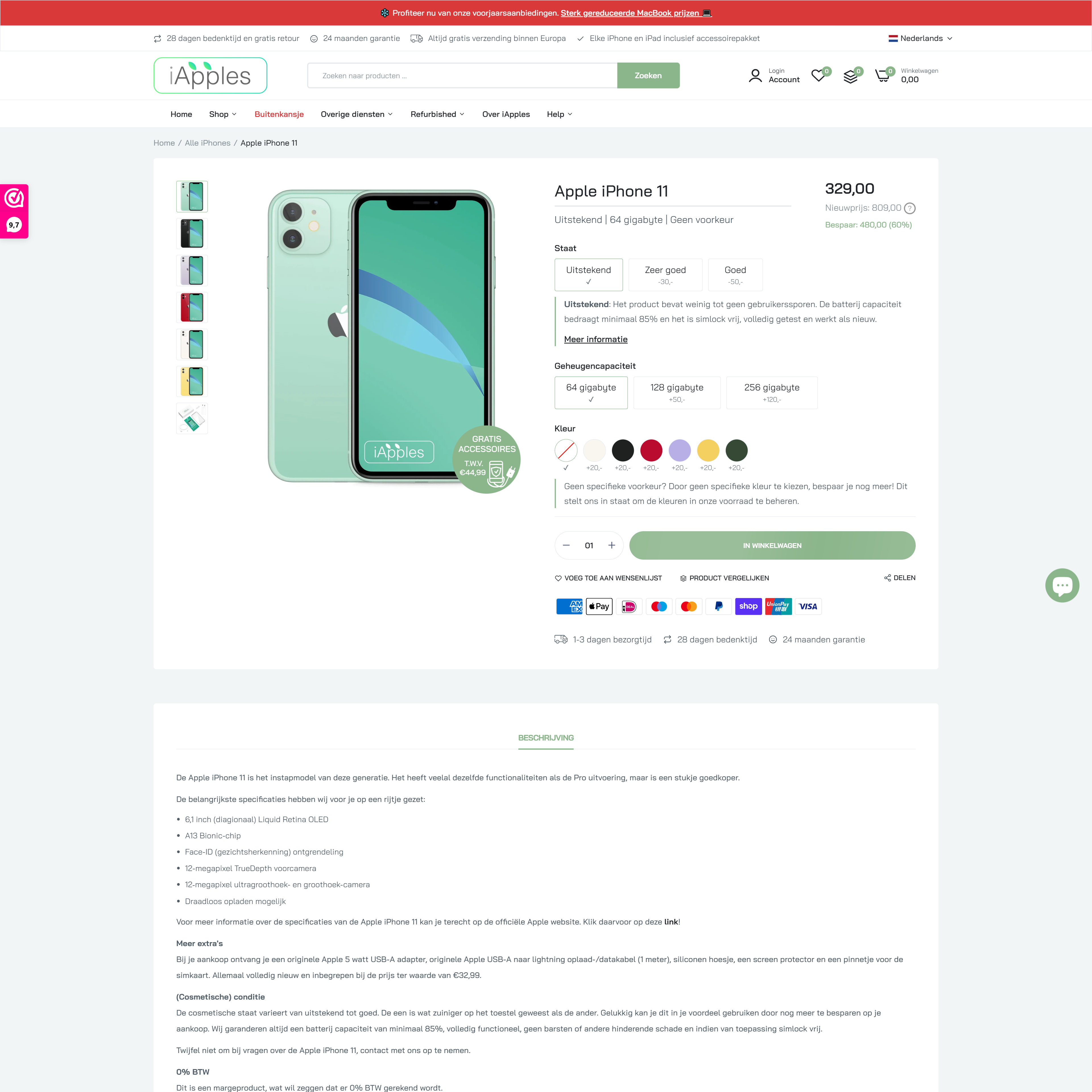 Shopify webshop