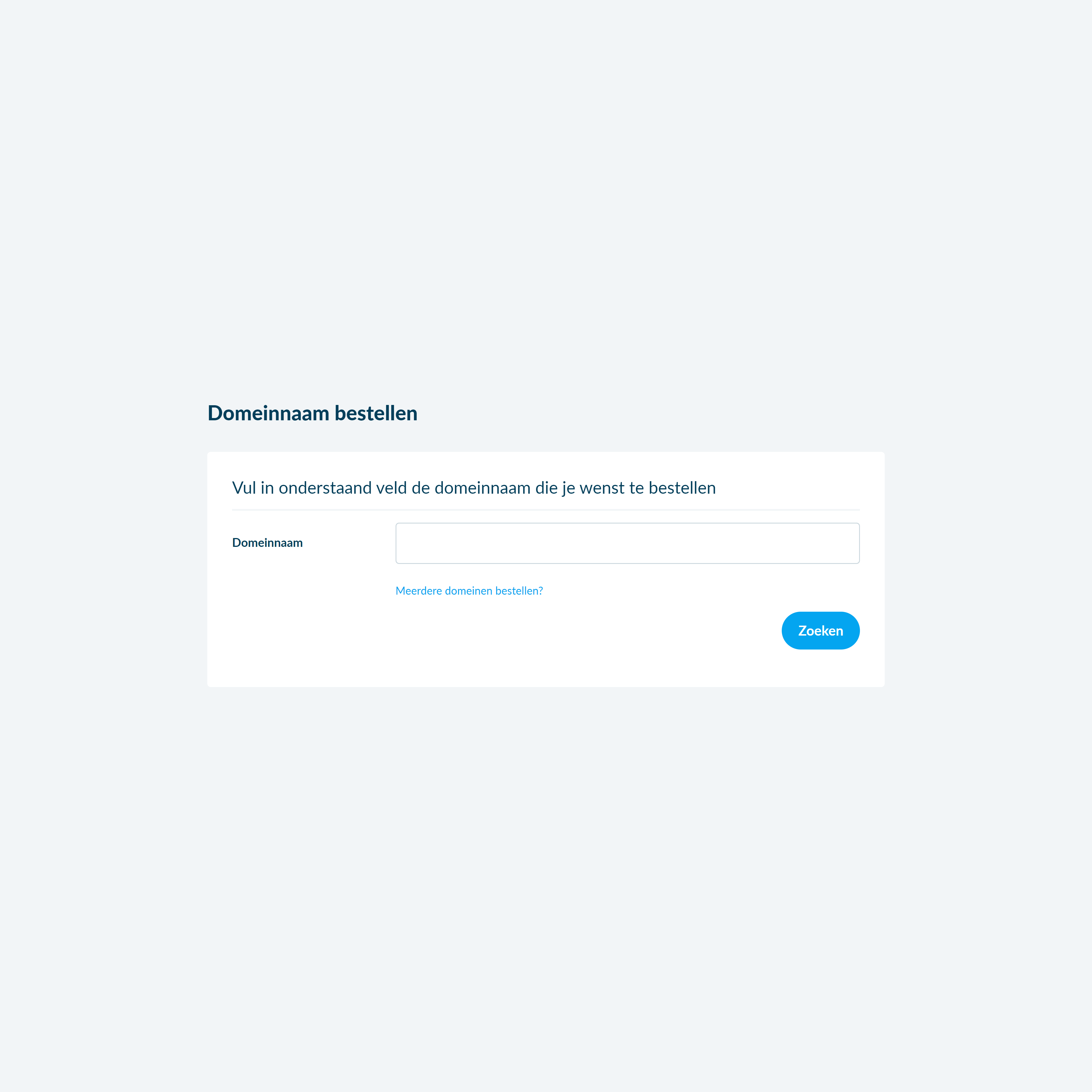 Domeinnaam registreren